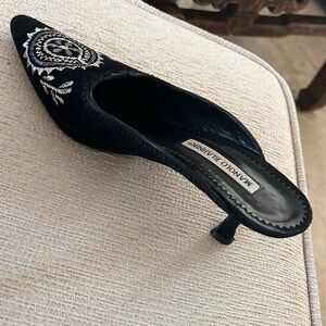 Manolo Blahnik Suede Heels for Women